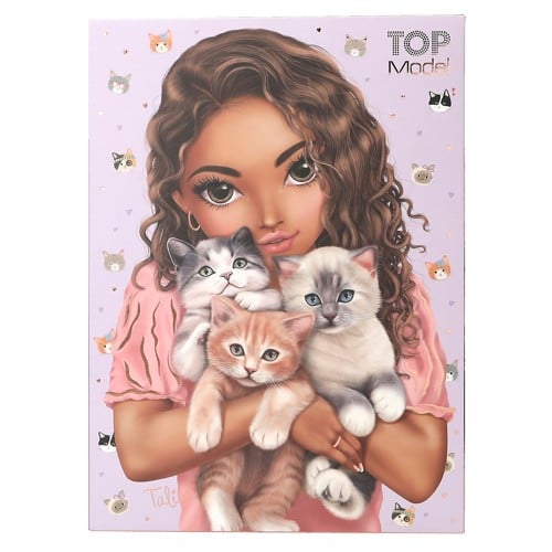 Topmodel - Brevpapper i Mapp CAT LOVE - Soft