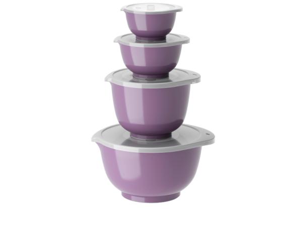 NEW Margrethe skålsett 0,25 + 0,5 + 1,5 + 3 liter, lavender