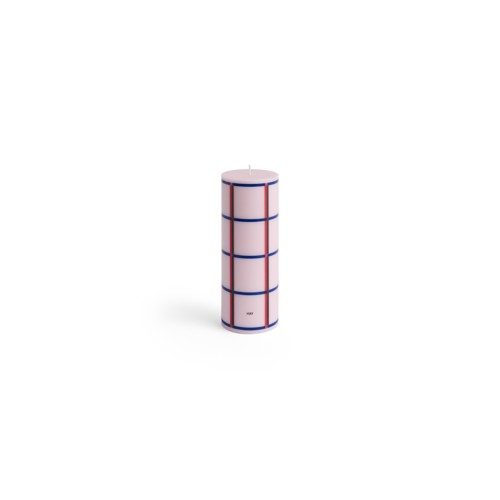 HAY - Column Ljus Medium - H20 cm - Rosa & Röd & Bordeaux &