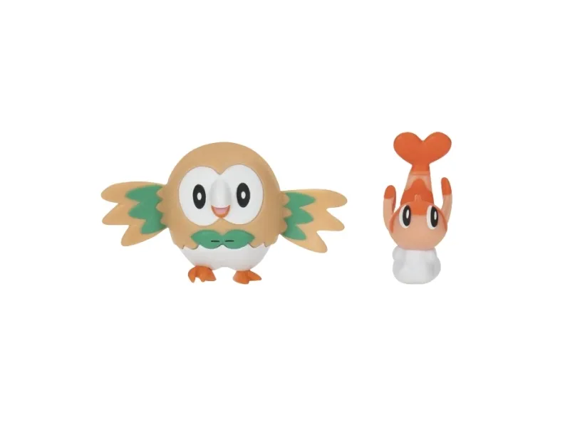 Pokemon - Battle Feature Figure - Tatsugiri&Rowlet (PKW4052)