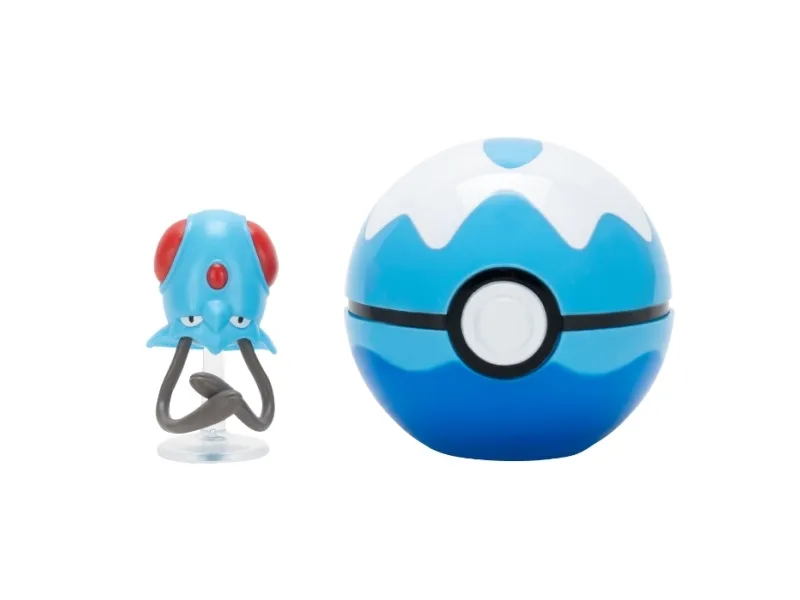 Pokemon - Clip N Go - Tentacool With Dive Ball (PKW4152)