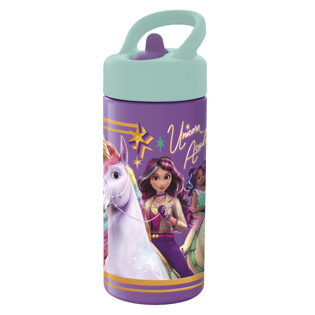 Stor - Unicorn Academy Sipper Water Bottle - 410 ml