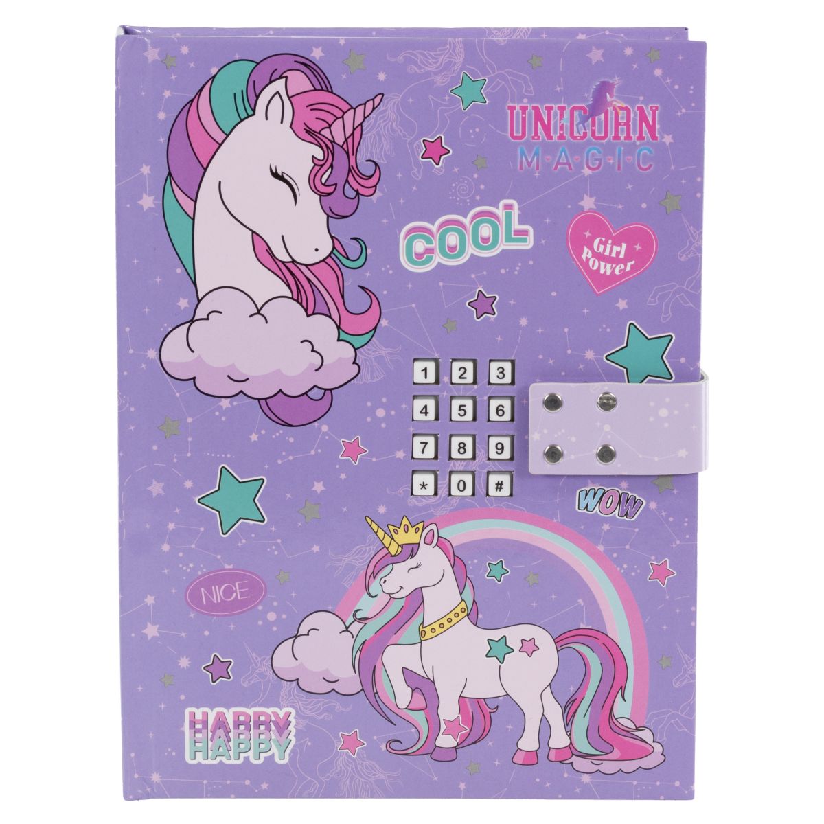Tinka - Diary with code lock - Unicorn  (8-802172)