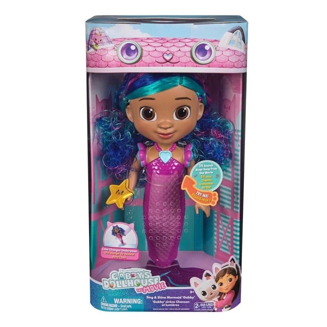 Gabby's Movie Sing & Shine sirena Gabby lutka 36cm (6074338)