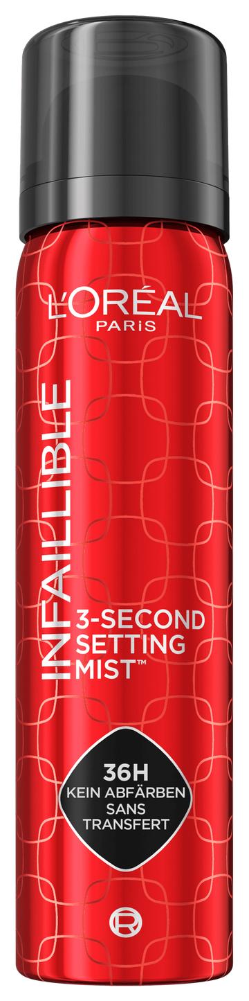 L'Oréal Paris Infaillible 3-Second Setting Mist makeup setting spray - 75 ml