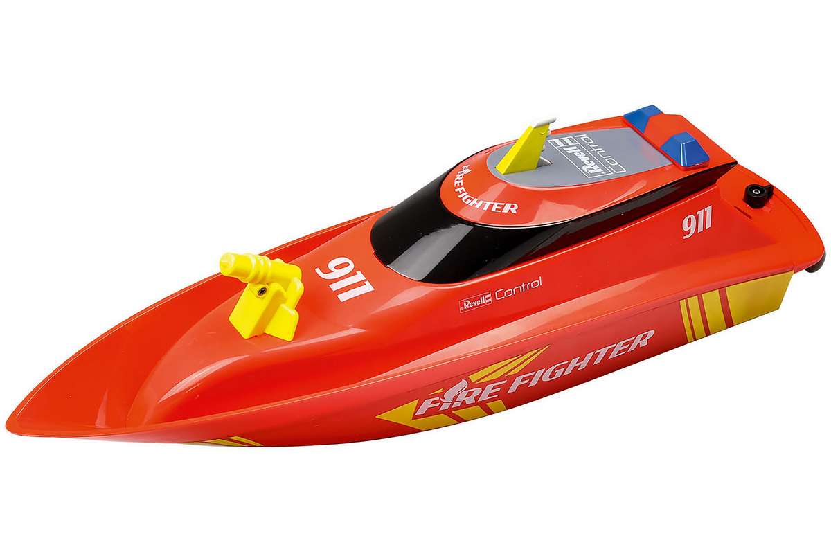 Revell Control Brandslukningsbåd RC-motorbåd, begyndermodel RtR 350 mm