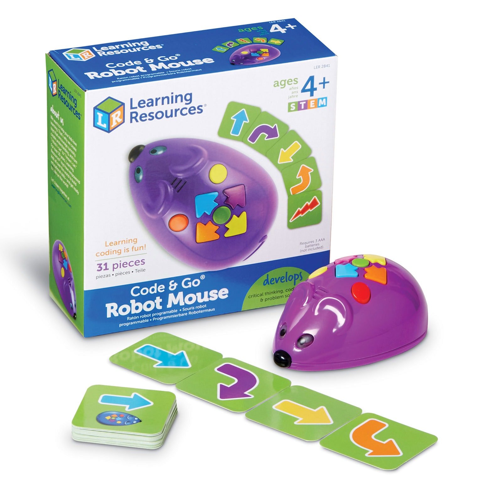 Learning Resources - Code&Go® Robot Mouse - (LSP2841-SCA)