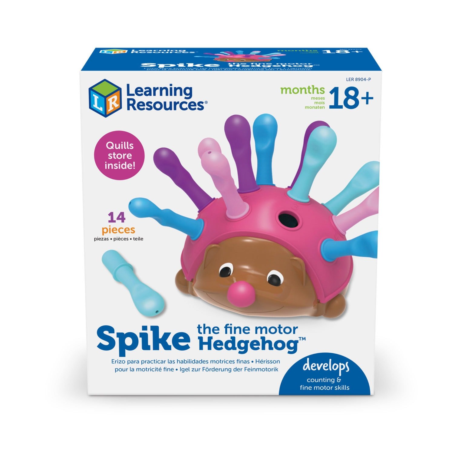 Learning Resources - Spike The Fine Motor Hedgehog (LSP8904-SCA)