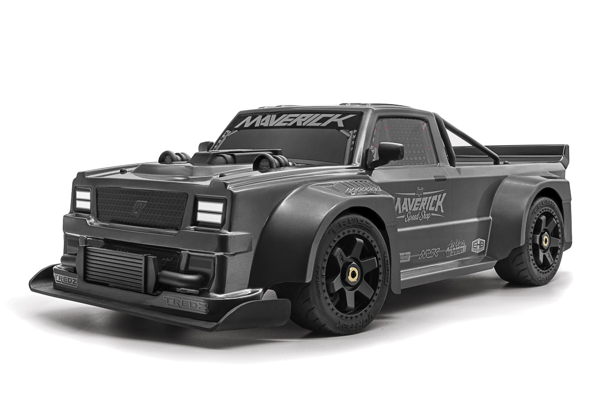 Maverick - QuantumR Flux 4S 1/8 4WD Race Truck - Grey (150351)
