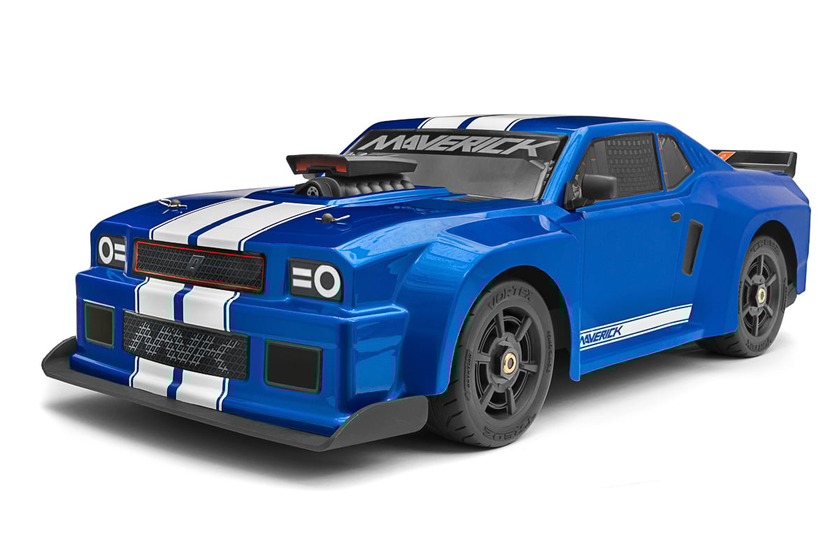 Maverick - QuantumR Flux 4S 1/8 4WD Muscle Car - Blue (150310)