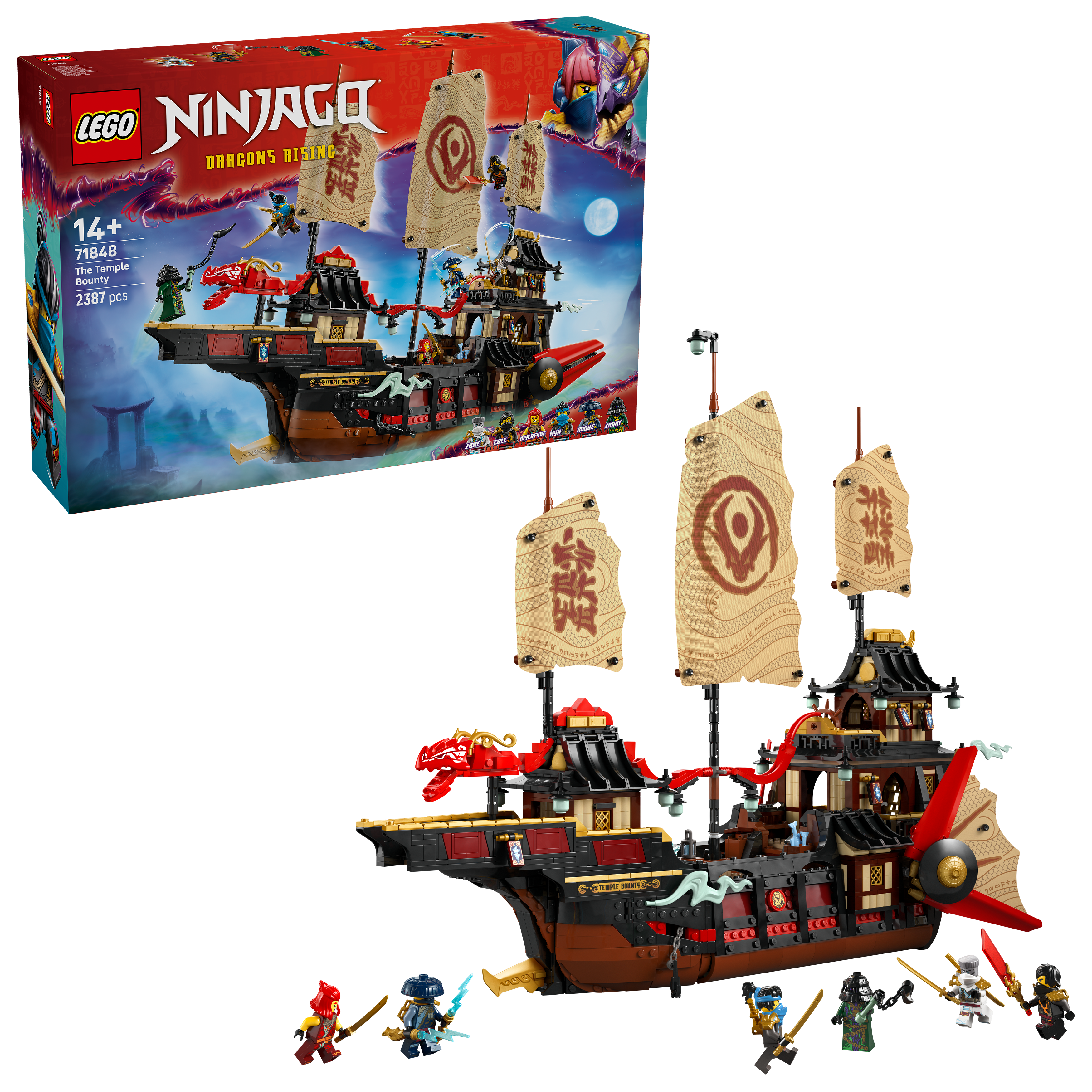 Ninjago 71848 Tempelskipet Bounty