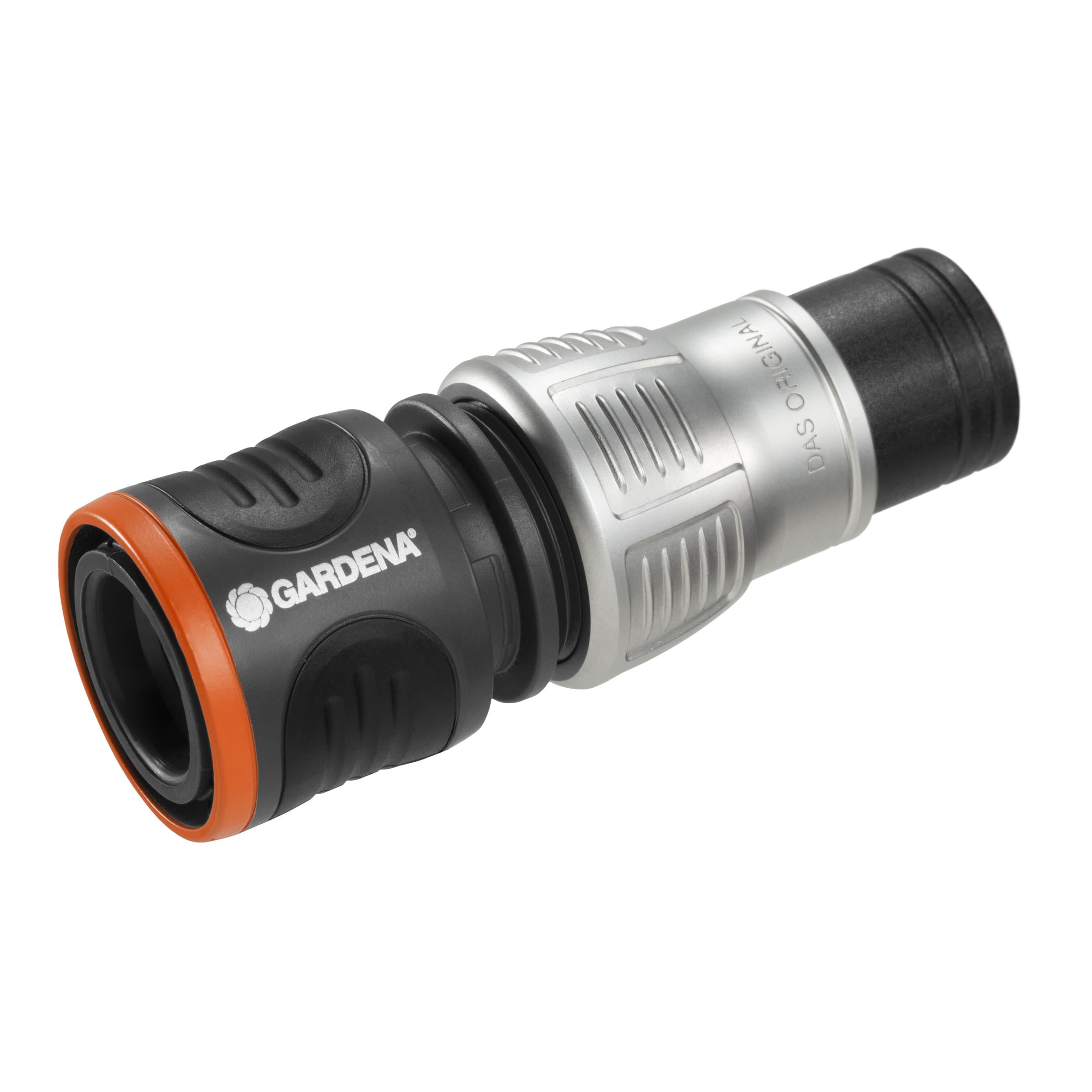Gardena - Premium slangekobling med vandstop - 13 mm (1/2") – 15 mm (5/8")