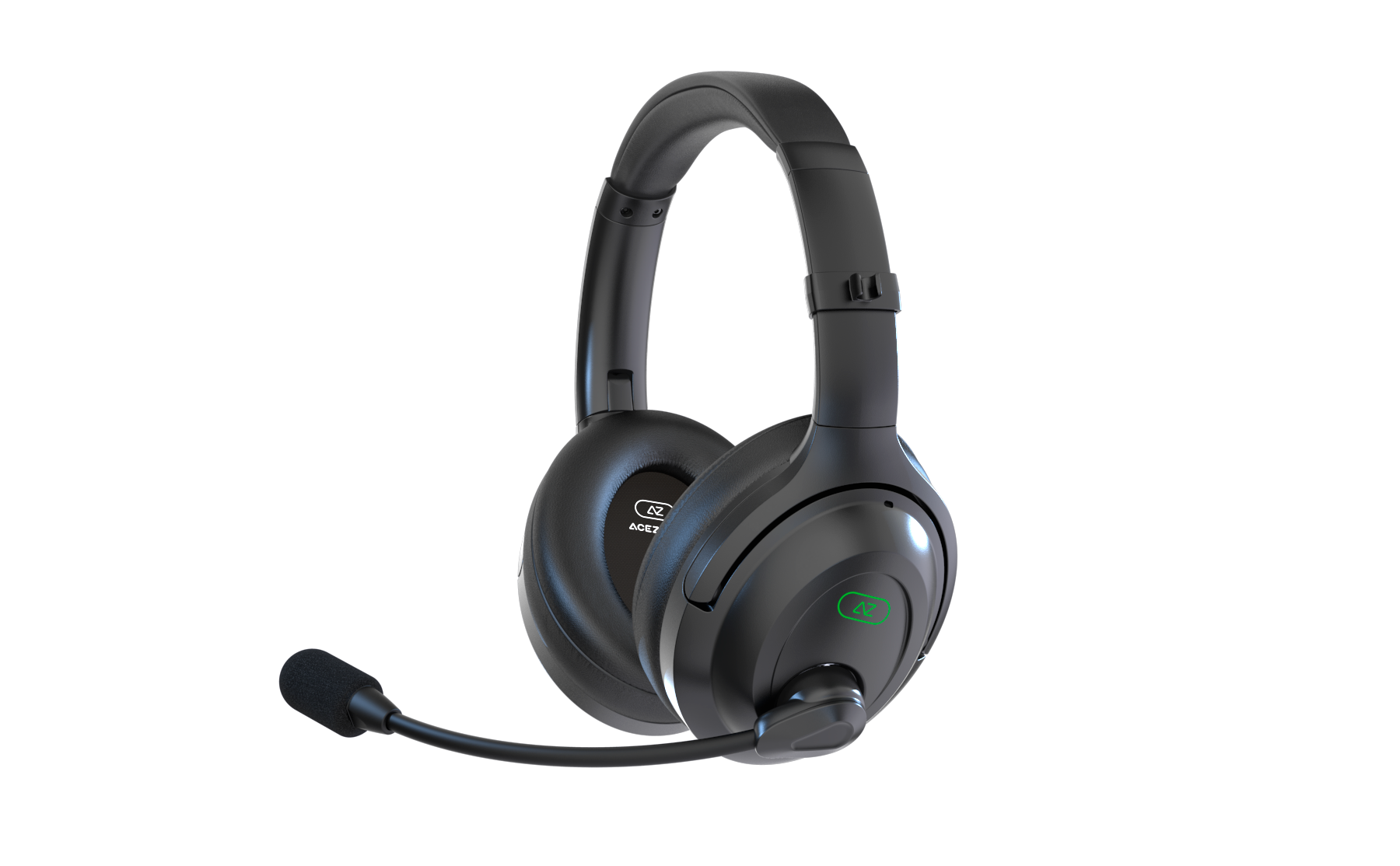 AceZone A-Blaze Trådløst Gaming-Headset – Pro-lyd med hybrid støyreduksjon