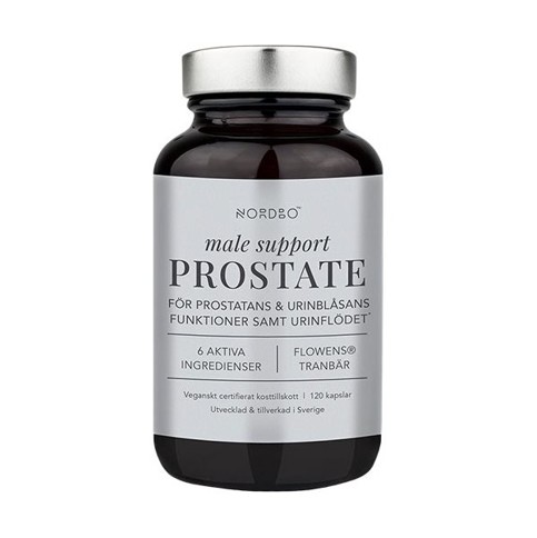 Nordbo Vegan Male Support Prostate, 120 kap