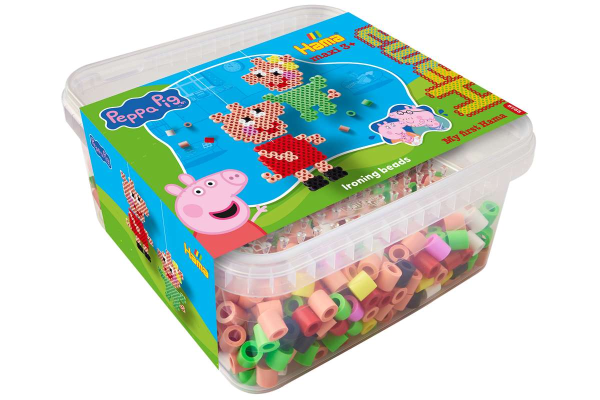 Hama - Maxi beads Peppa Pig&Little sister (388755)