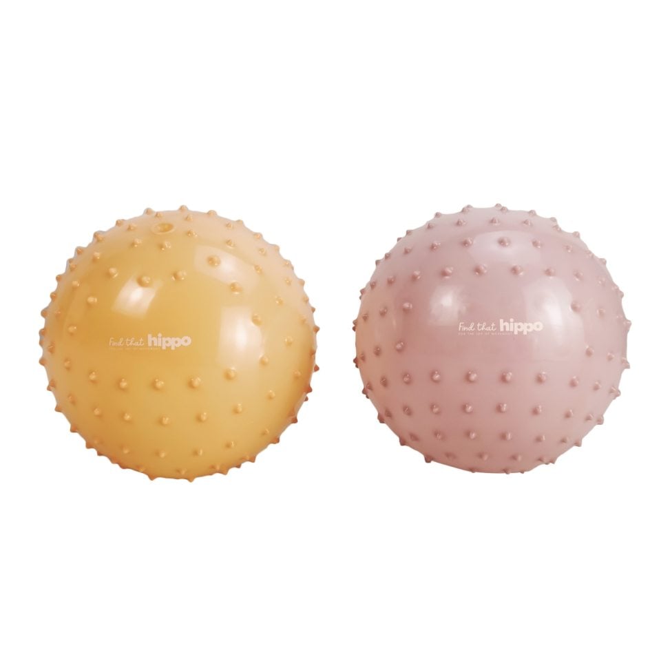 Find that hippo - Sensory Balls - Rosy Brown&Buff (53100400)