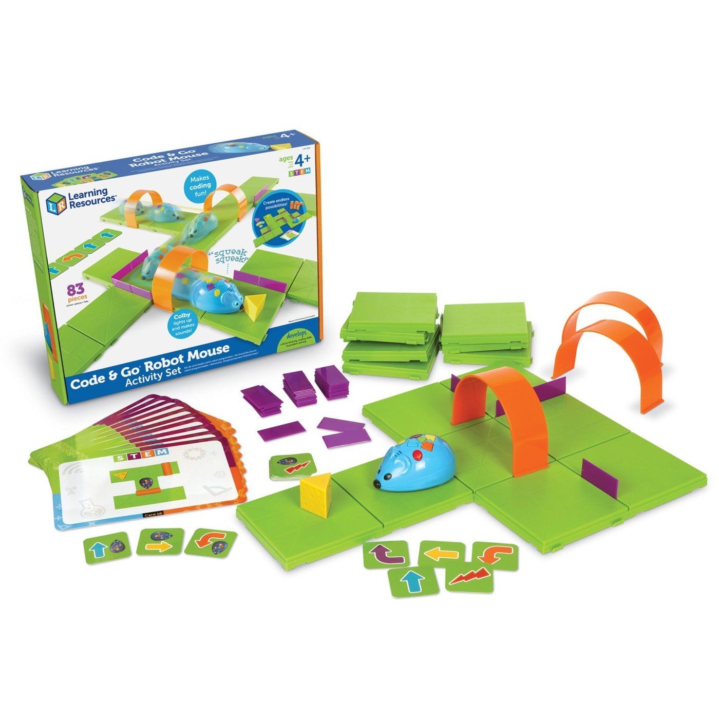Learning Resources - Code&Go® Robot Mouse Activity Set - (LSP2831-SCA)