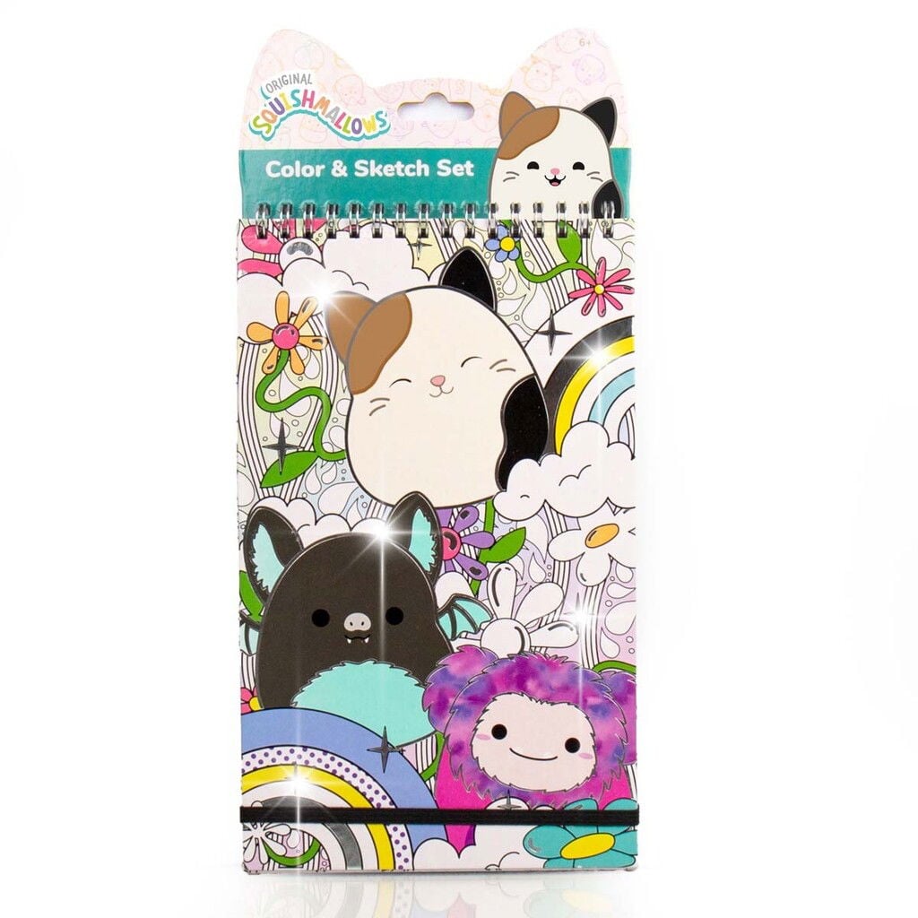 Squishmallows - Farve- og Skitsebog - (333-232620)