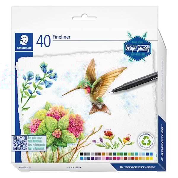 Triplus Fineliner 0,3mm 40-pakning Staedtler