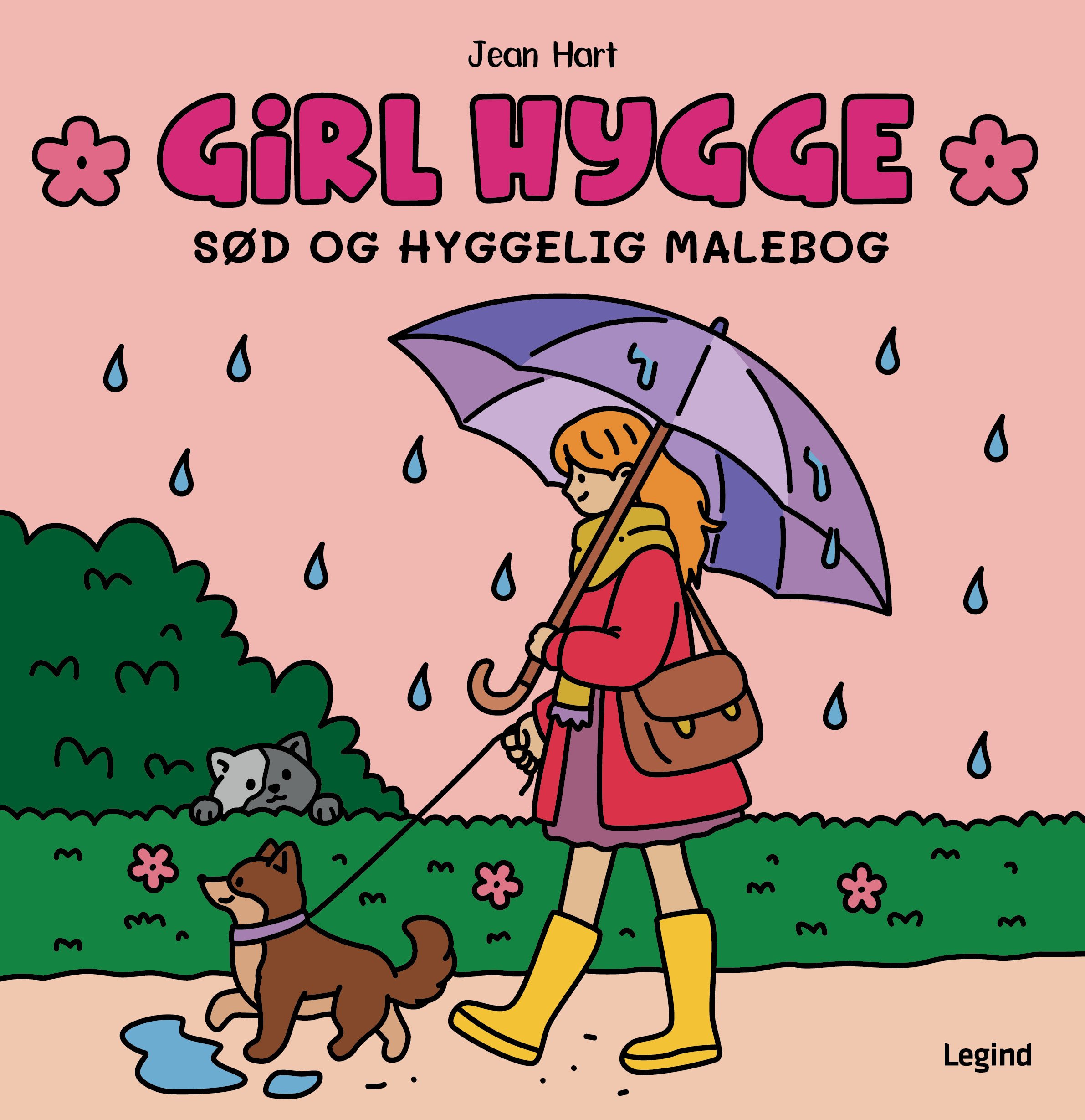 Girl Hygge - Cozy Coloring sød og hyggelig malebog