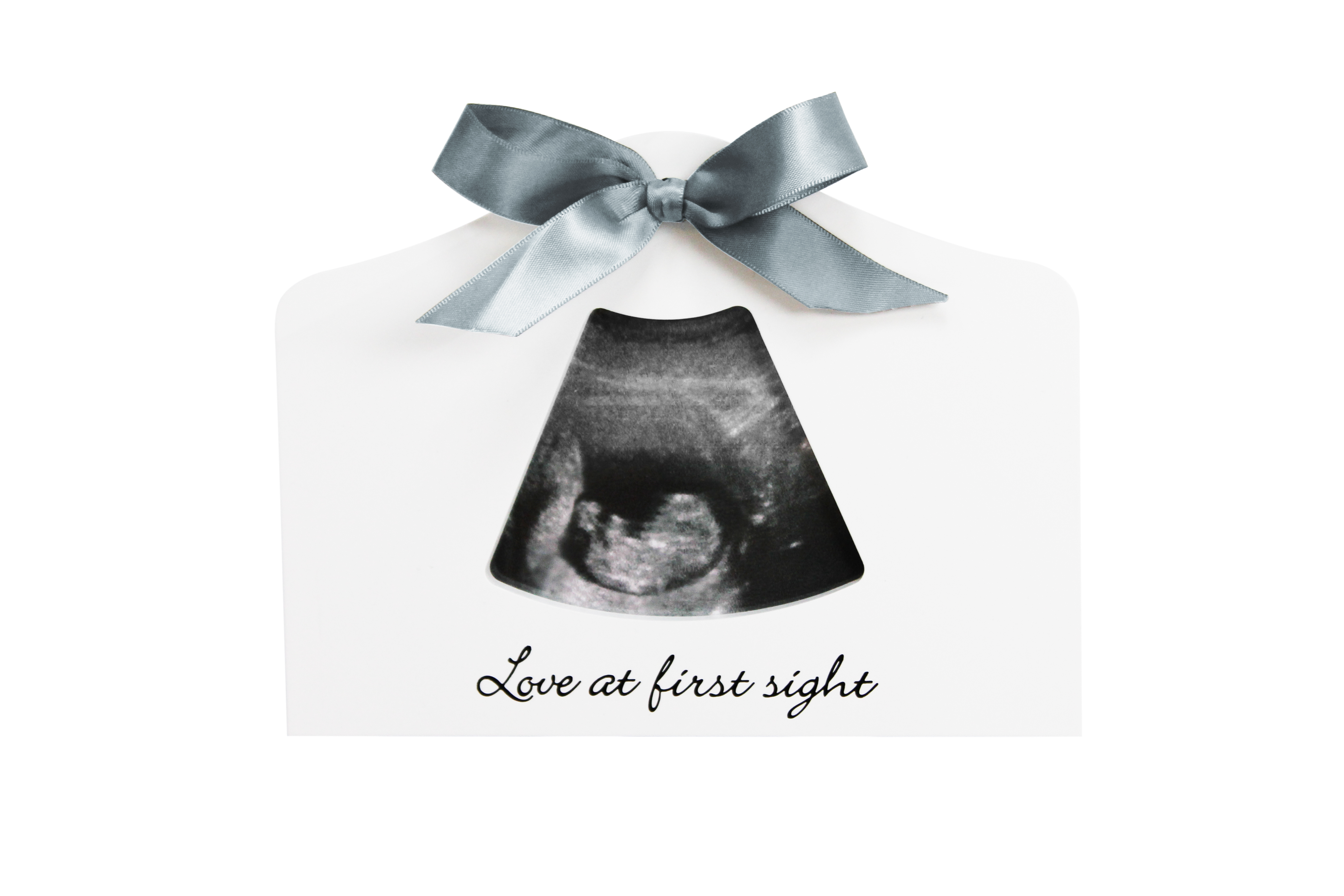 Dooky - Happy Hands Sonogram Echo Frame - White - 20 x 15 cm