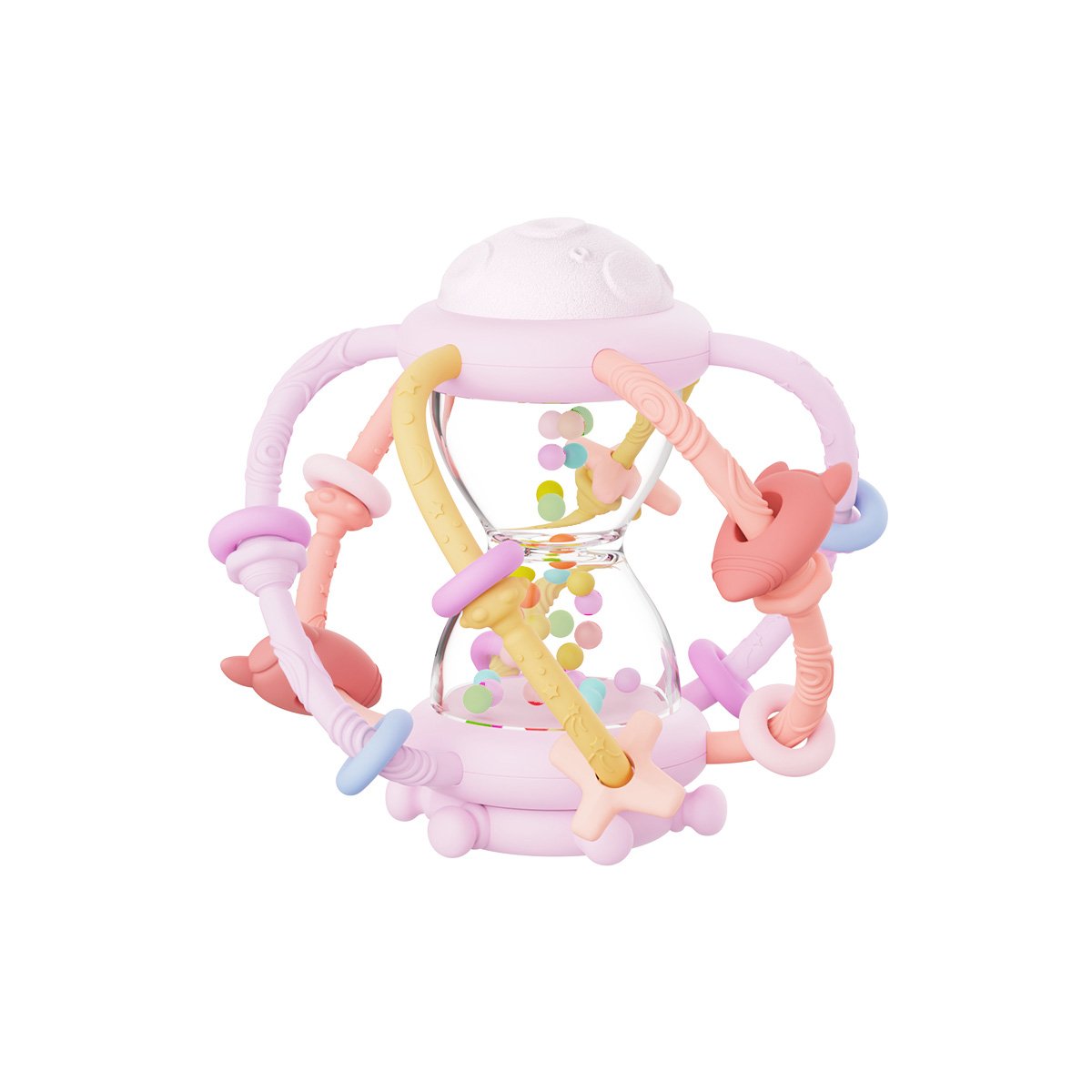 Le Toft - Activity Hourglass Toy Pink (TT22216)