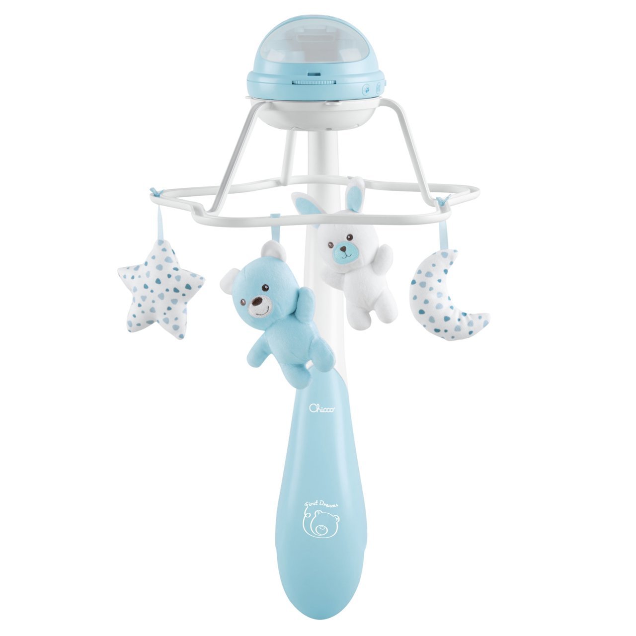 Chicco Rainbow cot mobile light blue