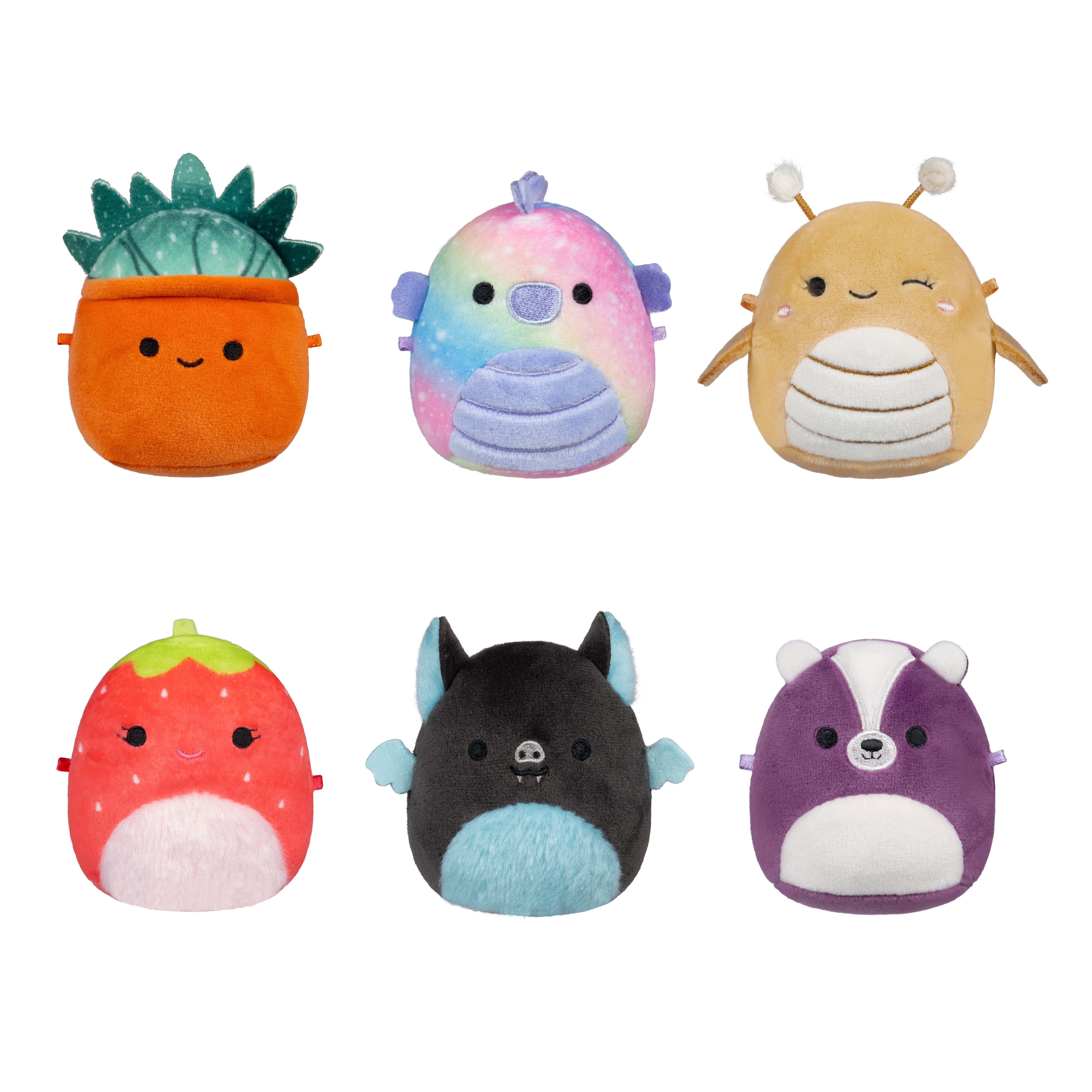 Micromallows - 6 cm 6 Pack Plush S2  - Greer, Sloan, Emerald, Oz, Scarlet and Aldous