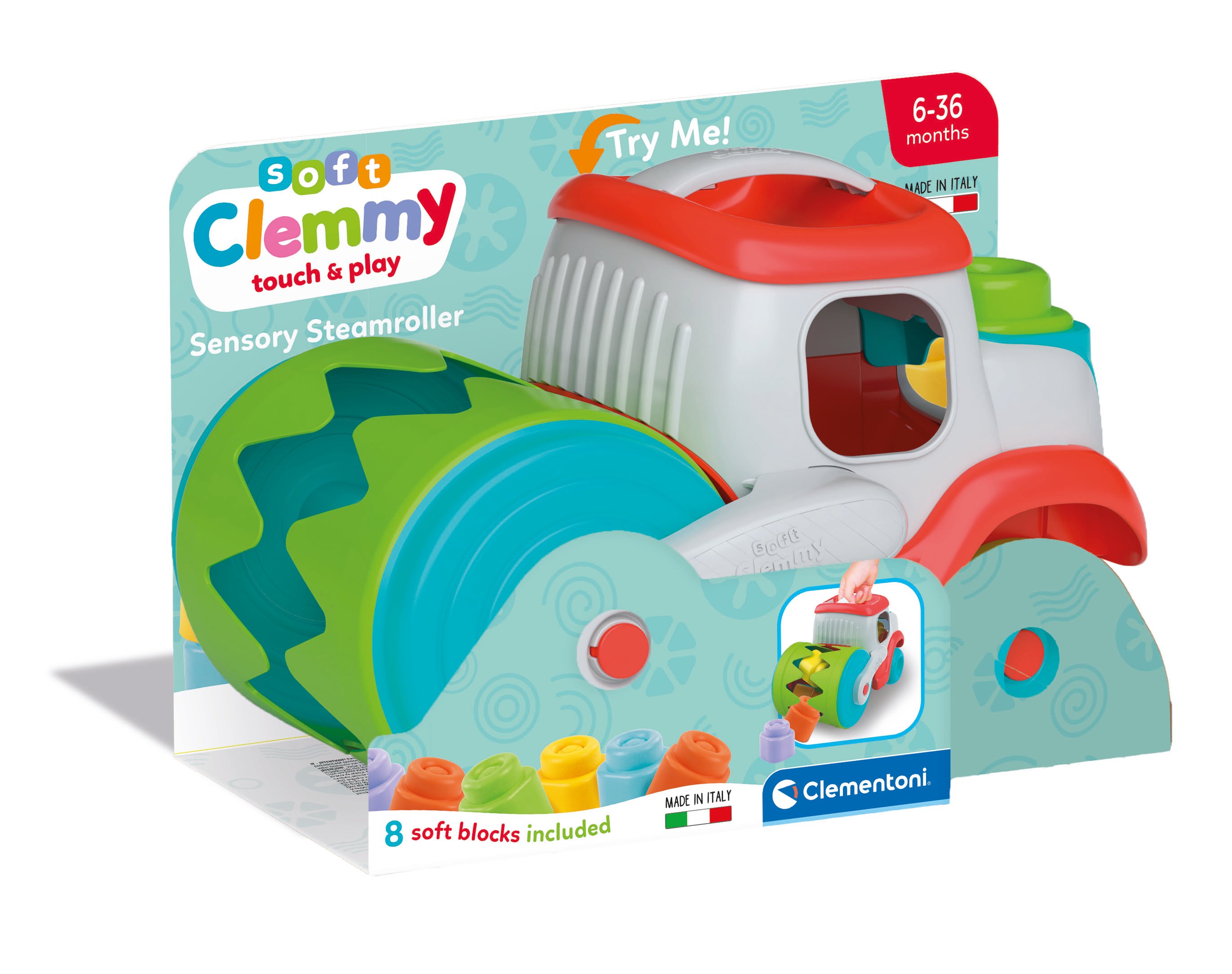 Soft Clemmy Sensorisk Kjøretøy Clementoni