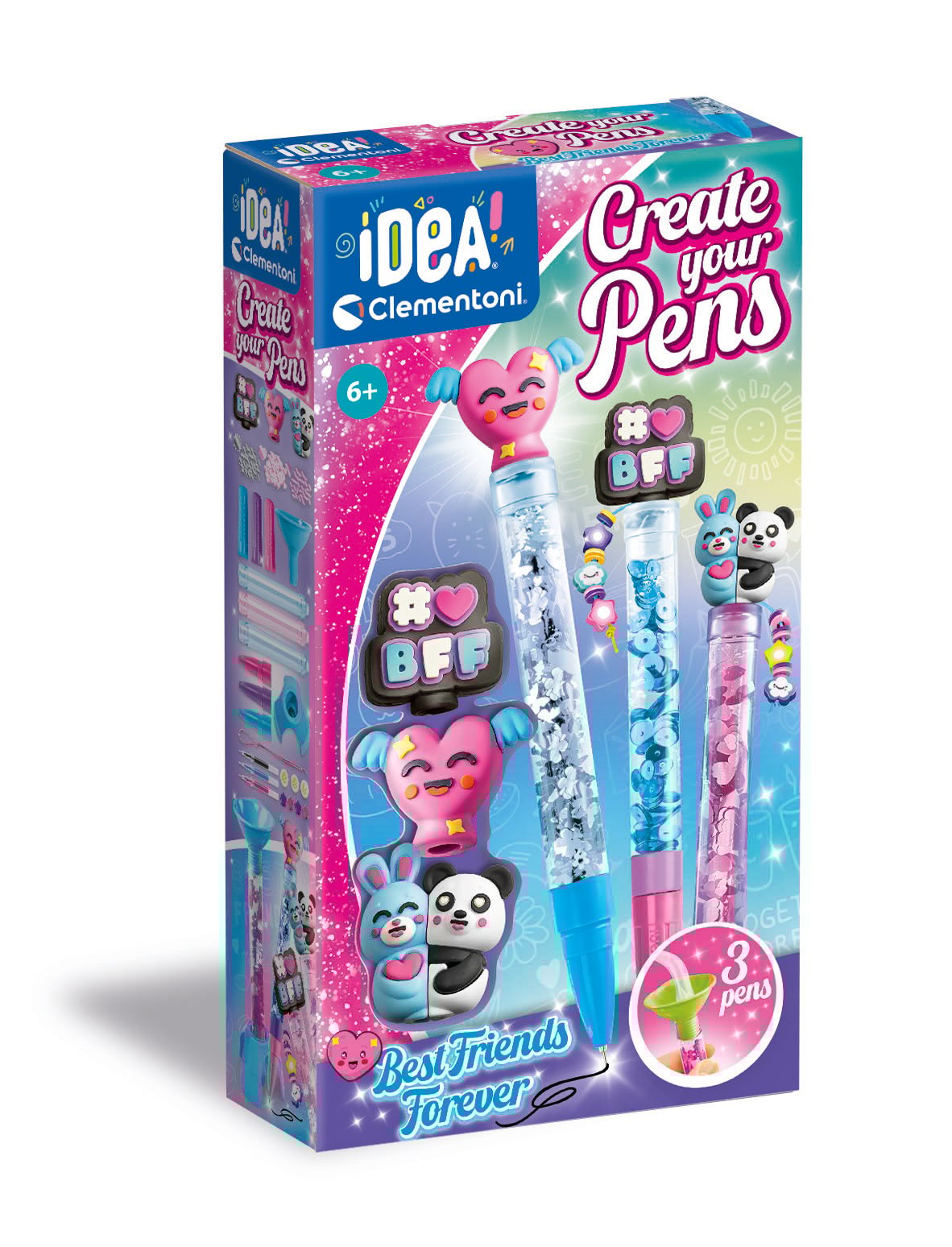 Clementoni - Create your Pens - BFF Best Friends Forever (I-18162)