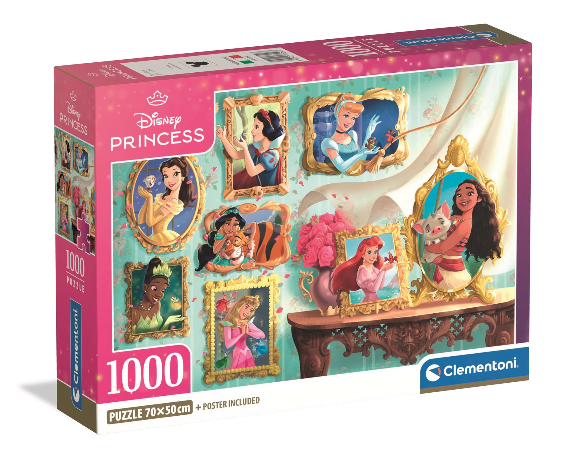 Clementoni - Disney Princess, 1000 pcs (I-37046)