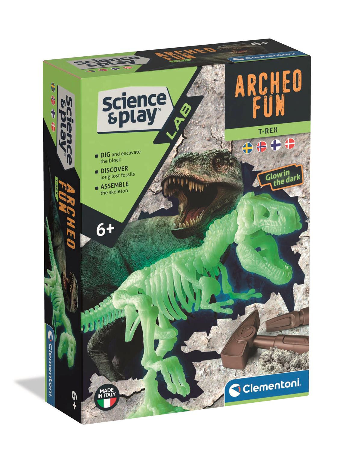 Utgravingssett T-Rex Clementoni