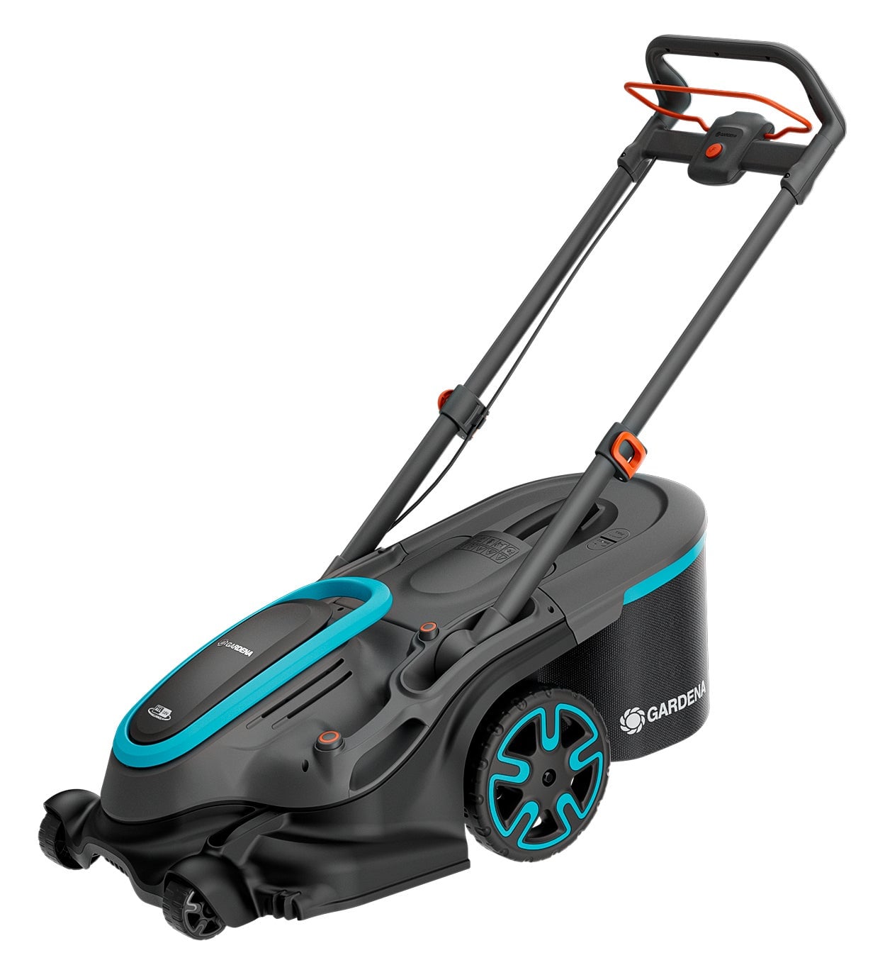 Gardena Batteridrevet plæneklipper PowerMax Duo 46cm 36V 4Ah, sæt inkl. batteri og lader.