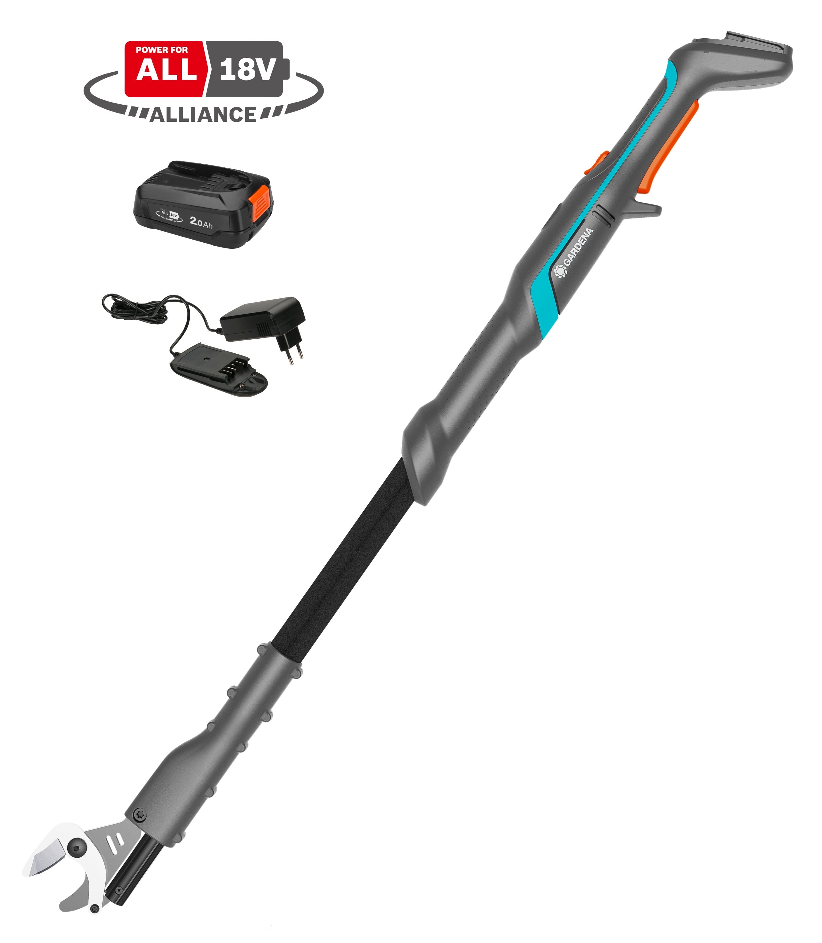 Gardena - Batteridrevet Grensaks EasyCut 110/18V - Sæt