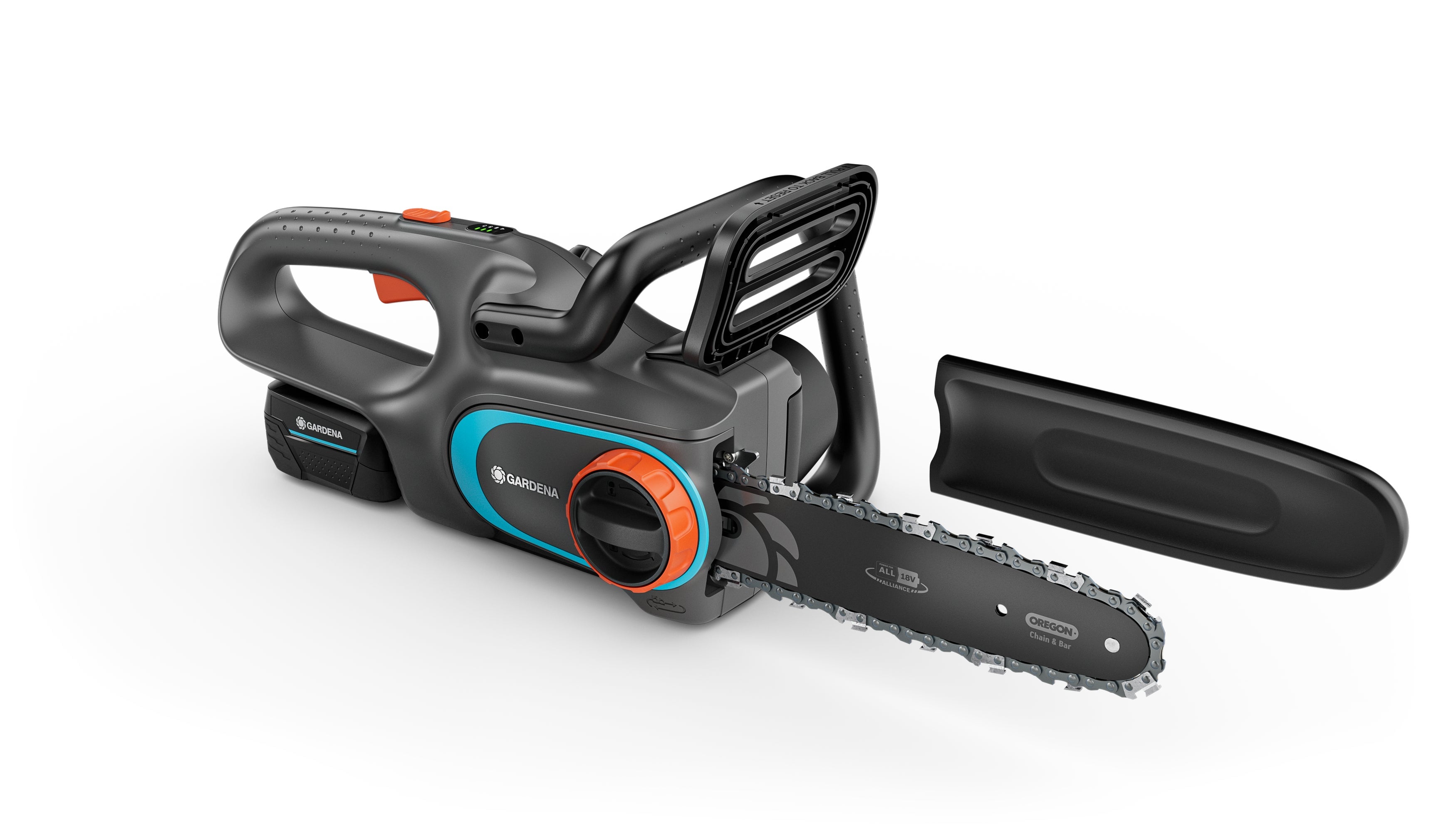 Gardena - Batteridrevet motorsav PowerSaw 250/18V - 25 cm chain bar