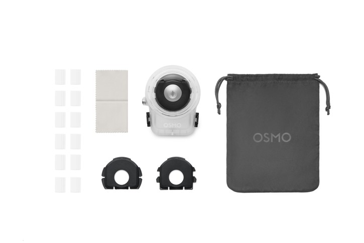 DJI - Osmo 360 Osynlig Vattentät Väska – Professionell 50m Dykskydd för Osmo 360 II med Kristallklar Linseskydd & Djupmätare Integration