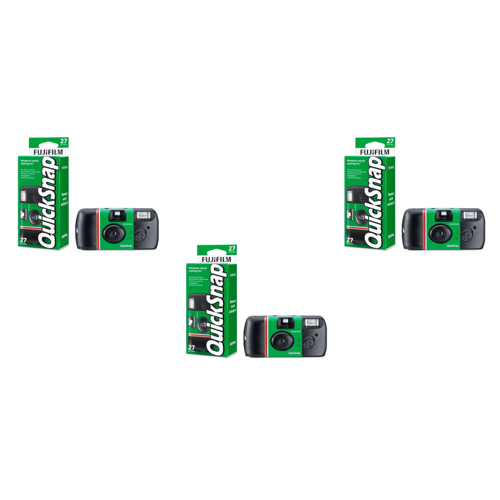 Fuji - QuickSnap Flash 400 Disposable camera 3x Bundle