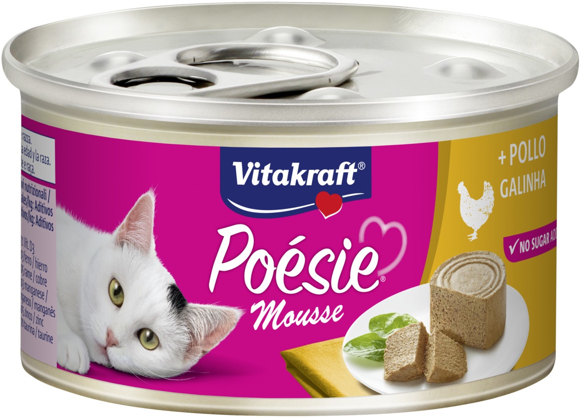 Vitakraft - Poesie Mousse, Kylling  - 85gr
