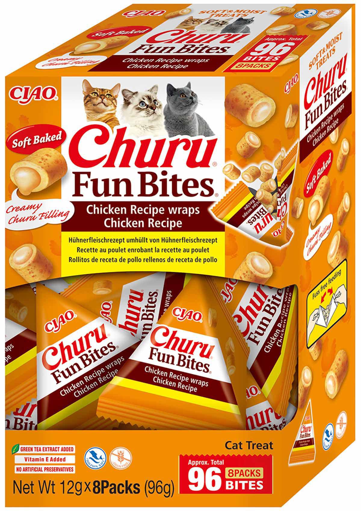 Churu - Cat Fun Bites - Chicken - 8 stk