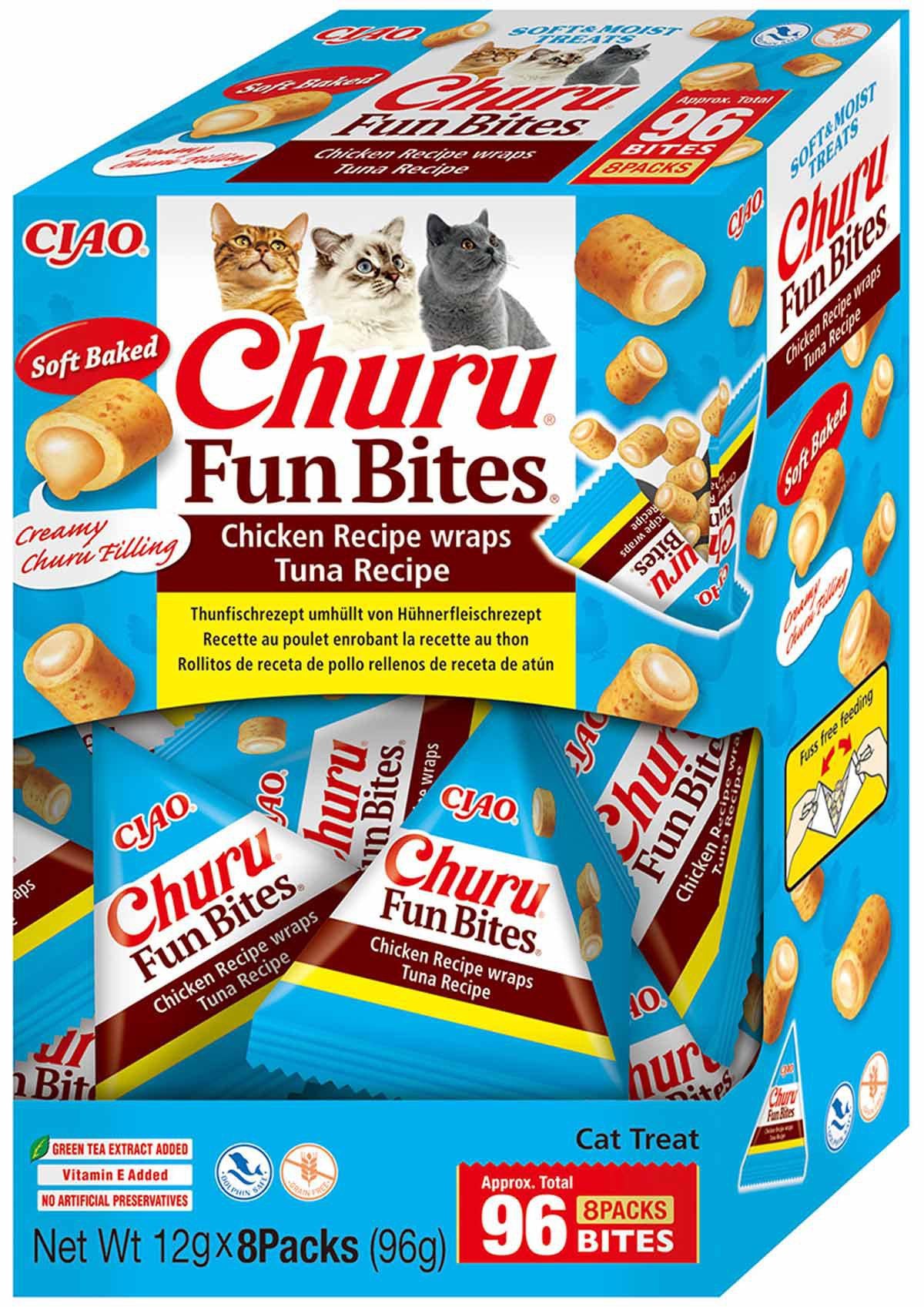 Churu - Fun Bites - Tun - 8 stk - 14 grams per tube