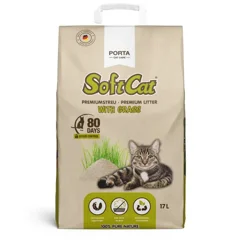 Soft Cat Paper Bag - Grass - 17 L