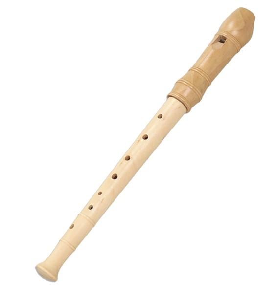 Music - Wooden Flute - Natural wood finish