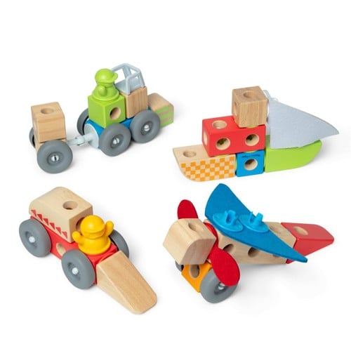 Melissa & Doug - Blockables Building Set Vehicles