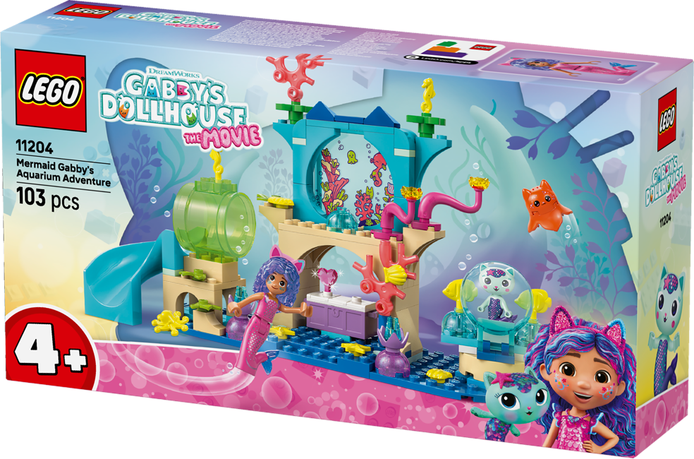 LEGO - Gabbyna kućica za lutke - Sirena-Gabbyna pustolovina u akvariju (11204)