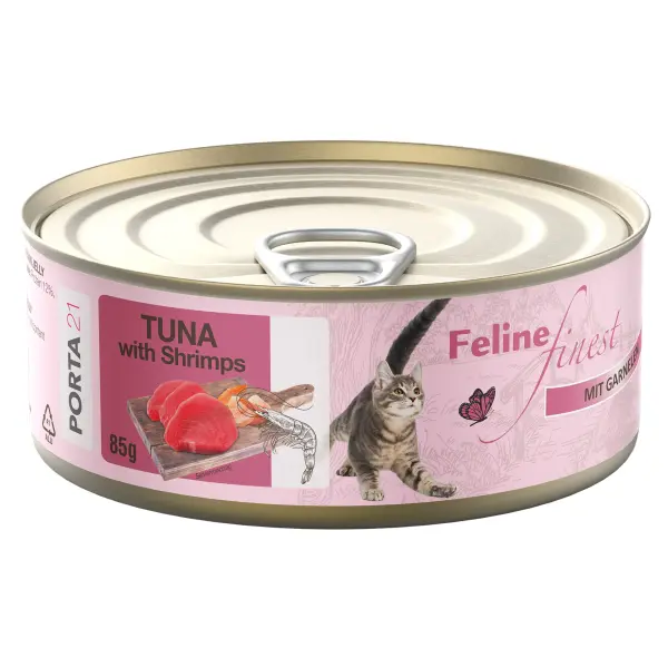 Porta21 - Feline finest  Tun og rejer  - 85 g