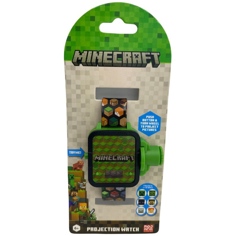 Accutime - Projektori Kello LCD Minecraft
