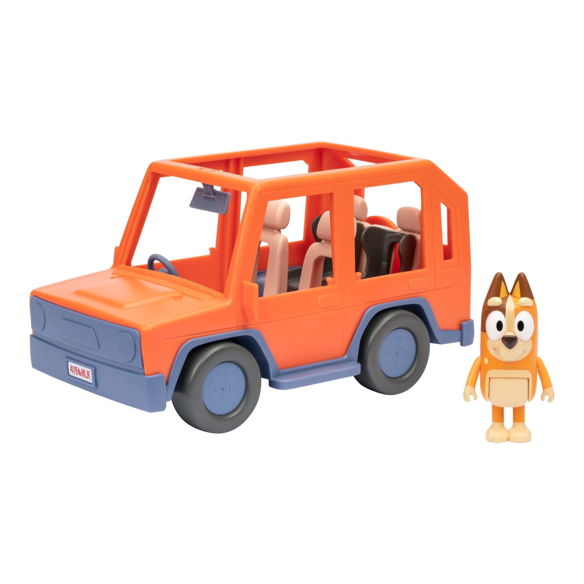 Bluey – Bluey Familiens 4WD Feriebil med Mor Chili figur