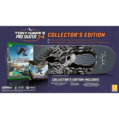 Tony Hawk's Pro Skater 3 + 4 Collectors Edition