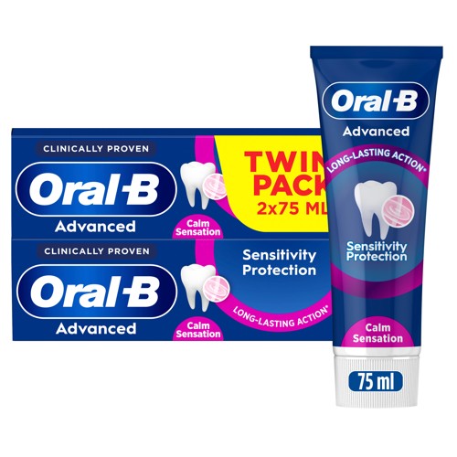 Oral B - Advanced Sensitivity Protection Calm Sensation Tandkräm - 150 ml