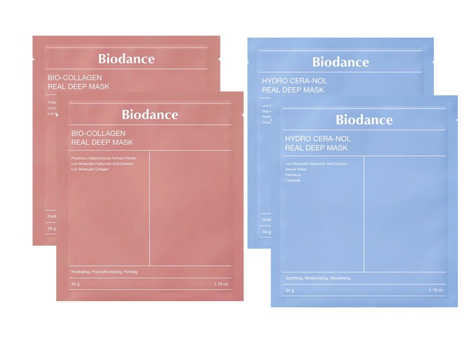 Biodance - Bio-Collagen Real Deep Mask x 2 pcs. + Hydro Cera-nol Real Deep Mask x 2 pcs.